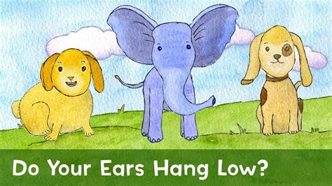 Do your ears hang low? Do your ears stand high? Do they reach up to the sky? Do they droop when they are wet? Do they stiffen when they're dry? Can you wave them at your neighbor With an element of flavor? Do your ears stand high? Do your ears flip-flop? Can you use them as a mop? Are they stringy at the bottom? Are they curly at the top? Can ...